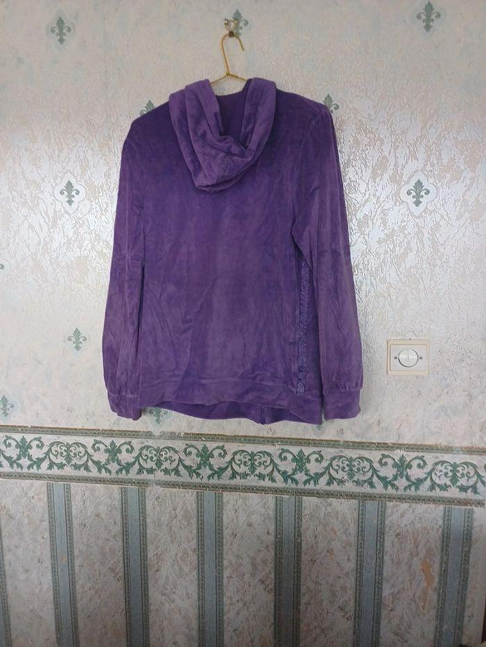 Gilet  zip violet 16 ans - photo numéro 2