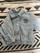 Veste en jean Minnie 12 mois