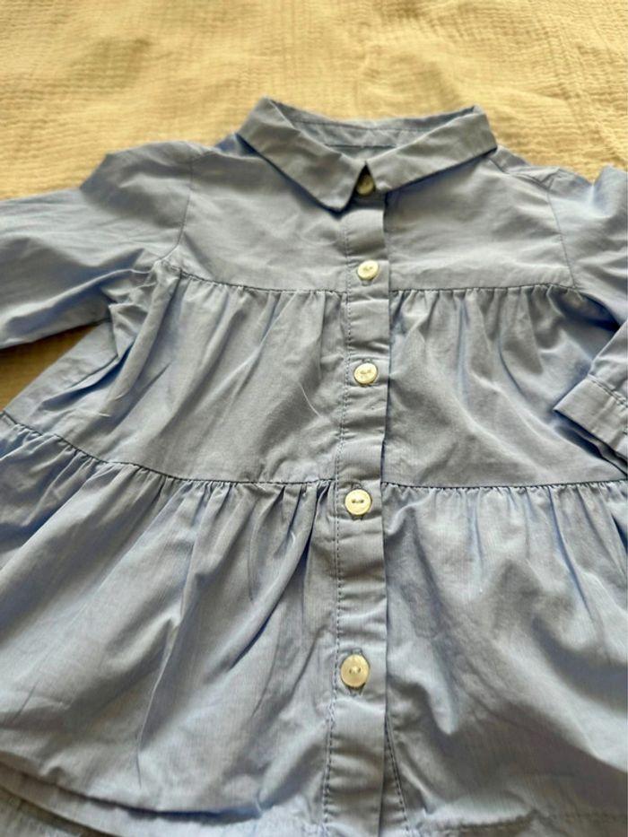 Robe bleue 9-12M / 80cm - photo numéro 3