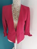 Veste 1.2.3 framboise manches 3/4 taille 36