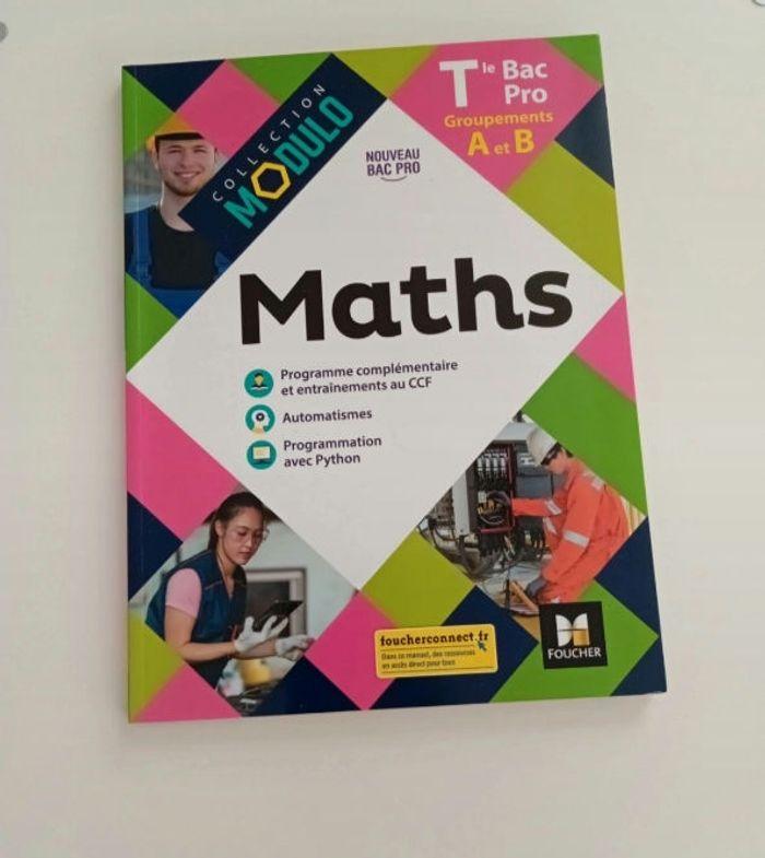 Lot de 10 manuels de mathématiques en lycée pro - photo numéro 3