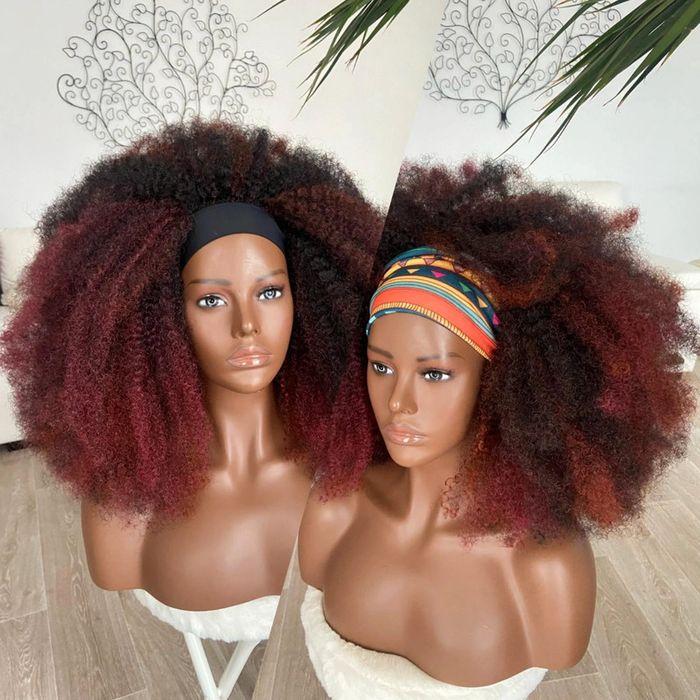 Perruque afro bandeau - photo numéro 1