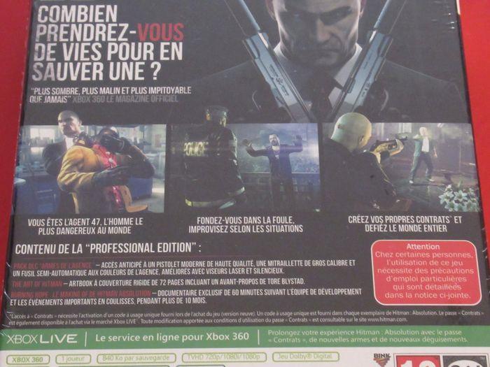 Hitman bsolution Professional Edition Xbox 360 - photo numéro 3