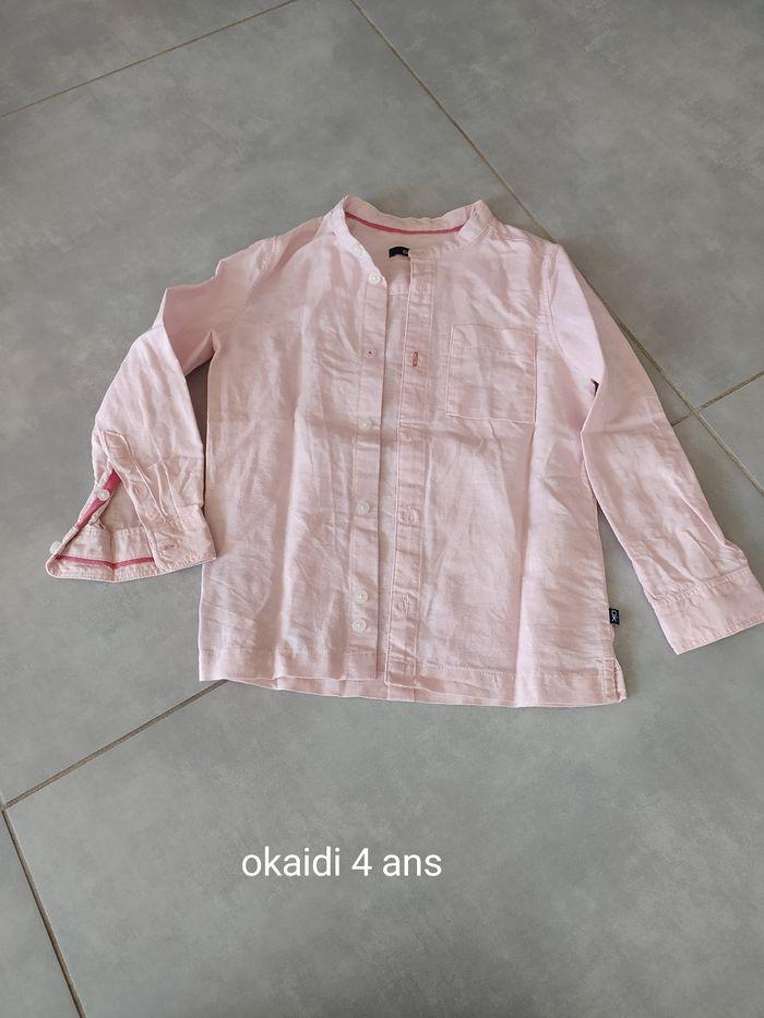 Chemise manches longues Okaïdi 4 ans