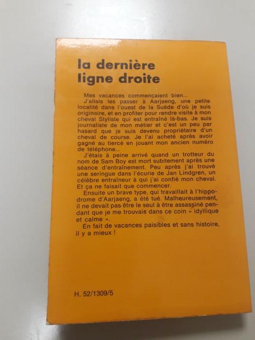 La dernière ligne droite de Olle Högstrand collection le masque - photo numéro 2