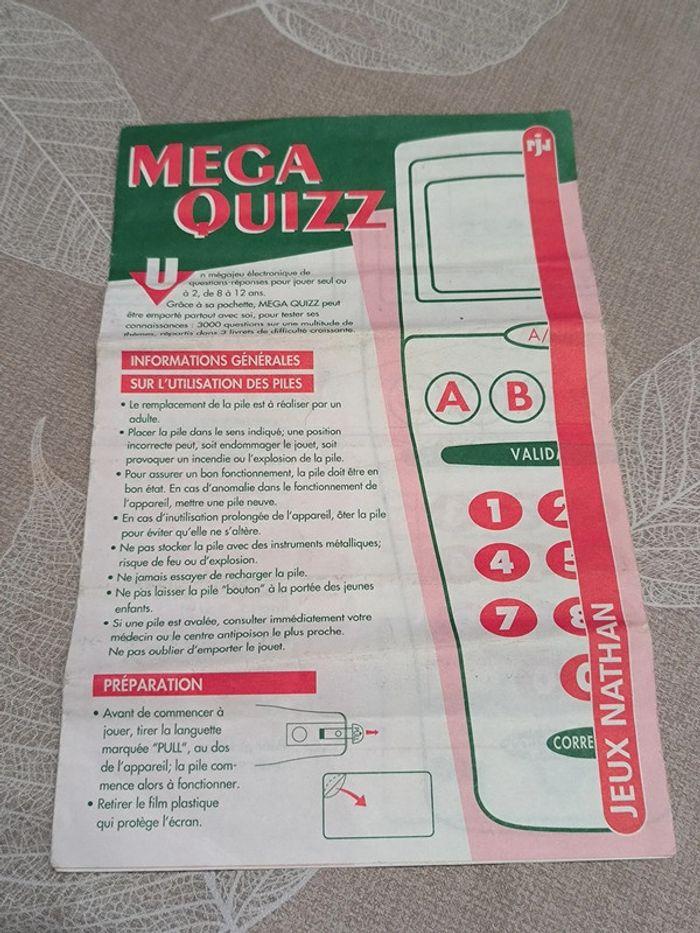 Vintage Nathan jeu électronique méga quizz - photo numéro 3