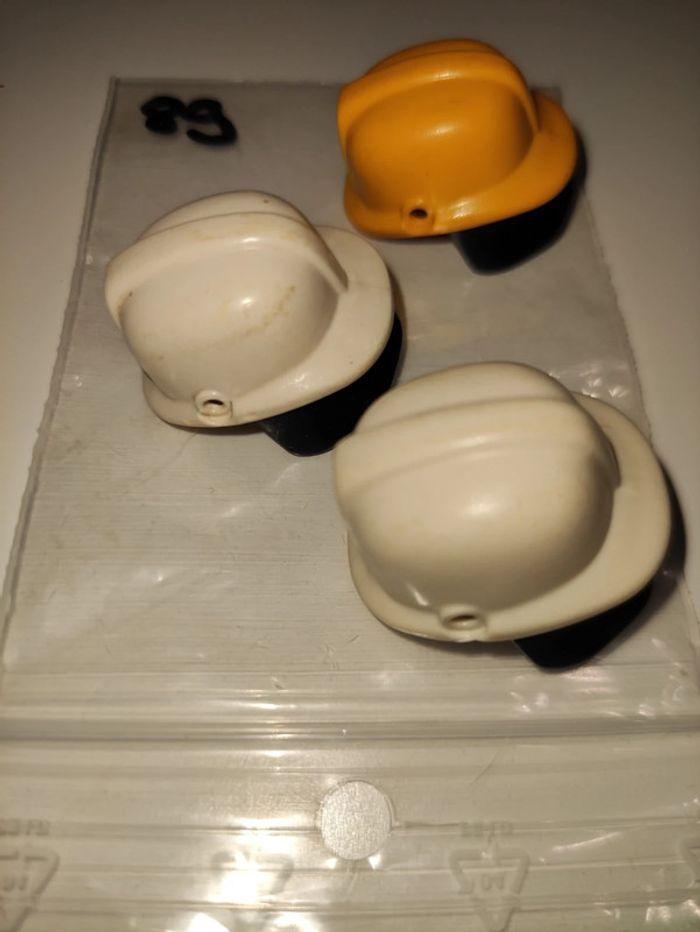 Playmobil casque de chantier pompier