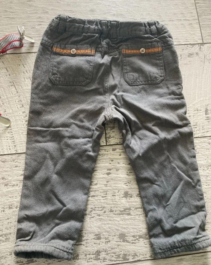 Pantalon salopette 18 mois bébé garçon - photo numéro 2