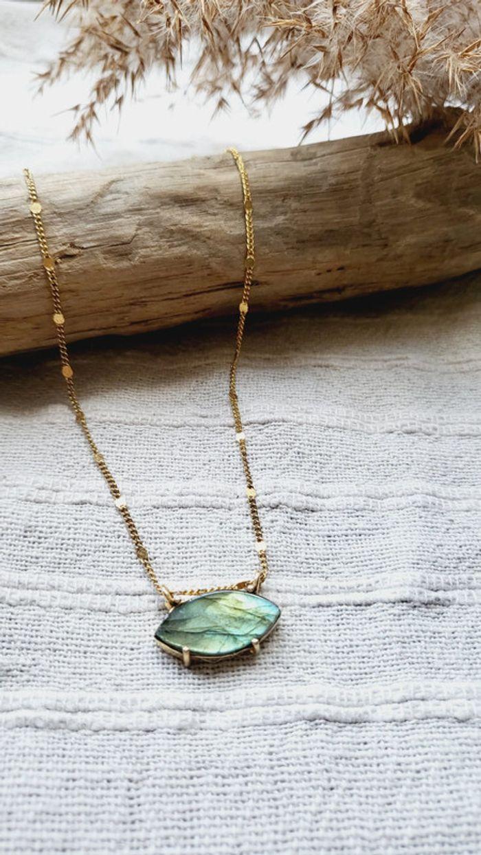 Collier protection labradorite - photo numéro 4