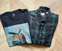 Lot t-shirt et chemise Levi’s homme taille XL