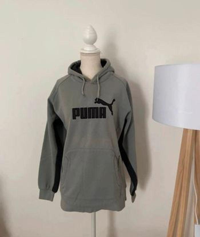 Pull à capuche Puma gris et noir taille M/38 - photo numéro 1