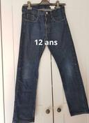 Jeans 12 ans narrow