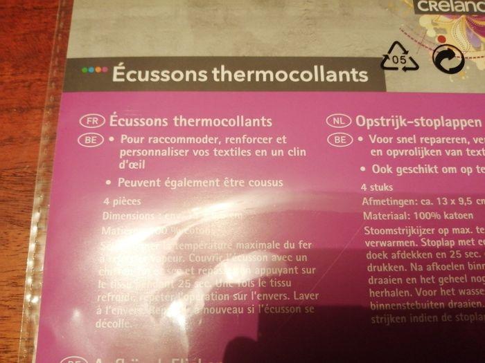 Lot de 4 Écussons thermocollants neufs - photo numéro 3