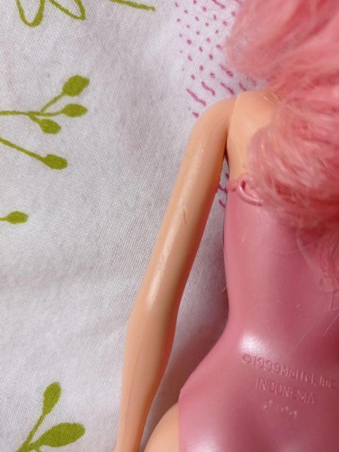 Poupée Barbie fée / Cheveux rose - photo numéro 4