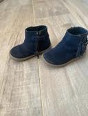 Bottines bleu nuit