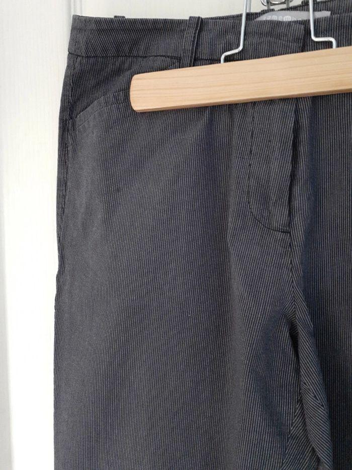 Pantalon droit, fines rayures - photo numéro 3