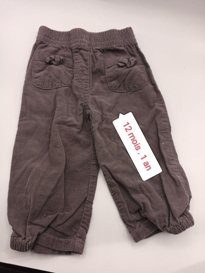 12 mois 1 an Pantalon gris anthracite - photo numéro 1