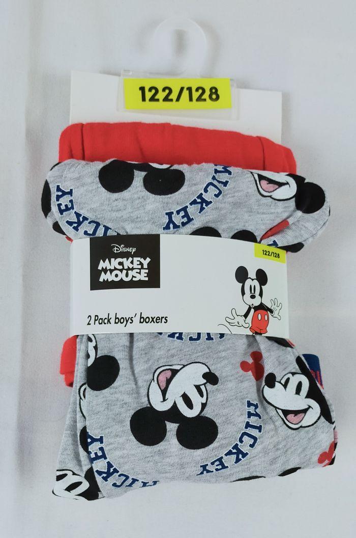 2 Calçons / boxers Mickey mousse Disney  Taille 122/128 cm  Neuf