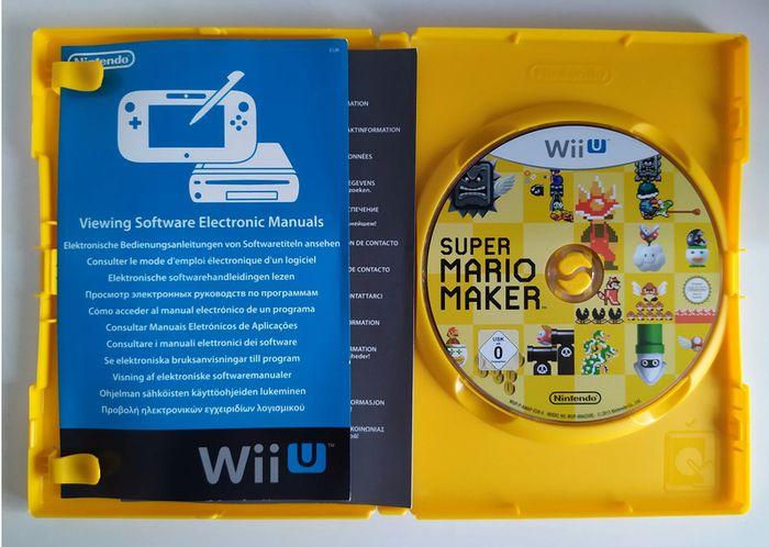 Super Mario Maker Nintendo Wii U complet en boite notices pal - photo numéro 3