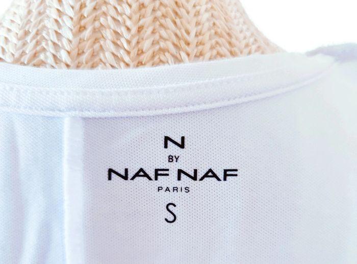 T-shirt blanc avec imprimé taille S/36 - N by Naf Naf - photo numéro 6