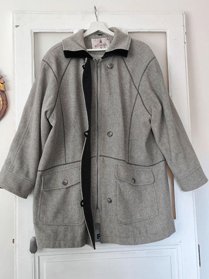 🤎 Duffle-coat vintage Oversize laine 44/46 🤎 - photo numéro 11