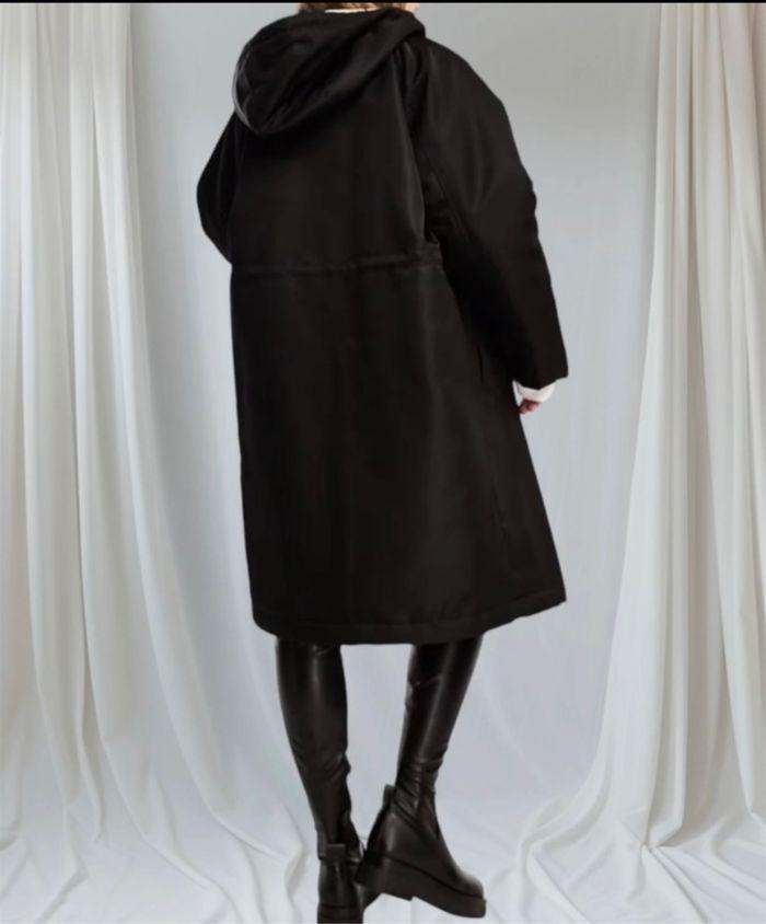 Manteau long doudoune longue ASOS parka oversize noir imperméable taille 34 jusqu’au 38 / 40 neuve - photo numéro 2