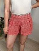 Short La Halle saumoné motifs Taille 42