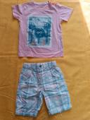 Tee-shirt manches courtes et short Gémo 24 mois