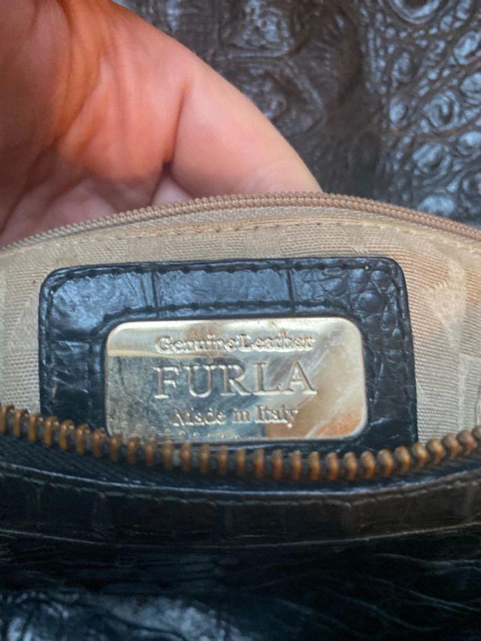 Sac Furla gris foncé - photo numéro 3