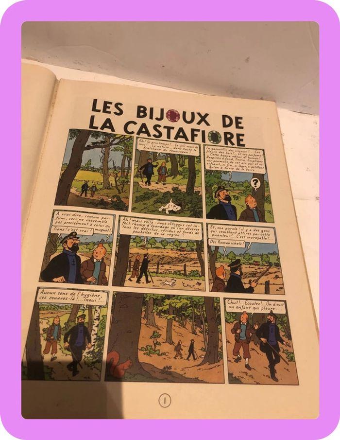 Bd Bande dessinée les aventures de tintin les bijoux de la catastrophe B34 - photo numéro 18