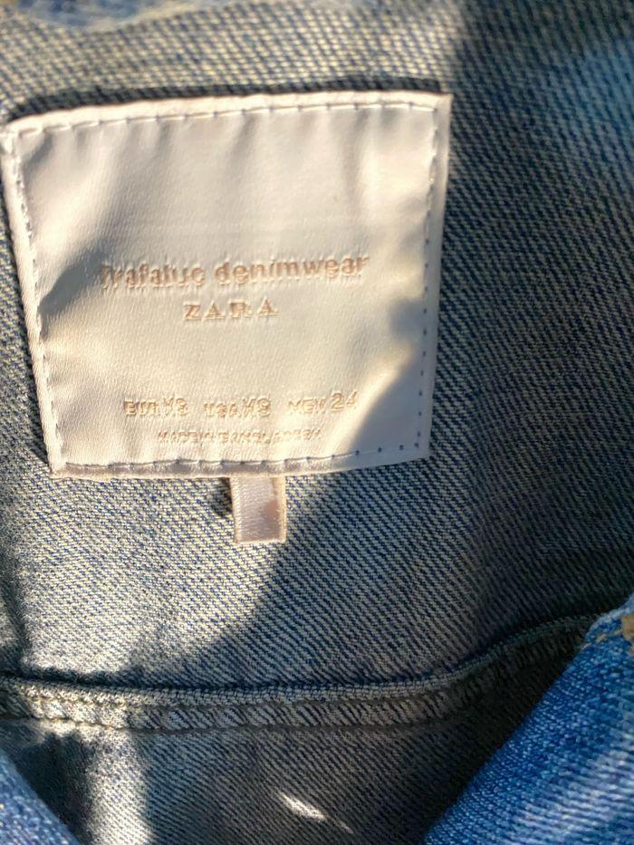 Veste trouée jeans Zara - photo numéro 3