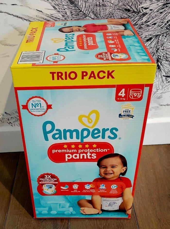 Trio Pack Pants Pampers Premium Protection Taille 4 - de 9 à 15 kg - photo numéro 3