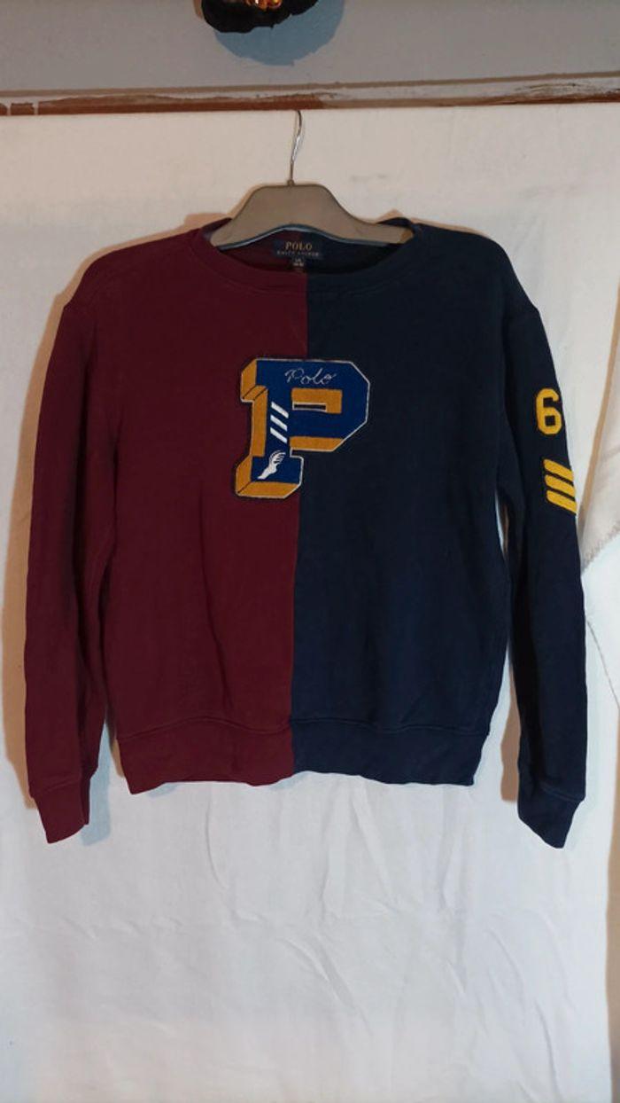 Sweat Ralph Lauren bi ton tailleL 14/16ans - photo numéro 1