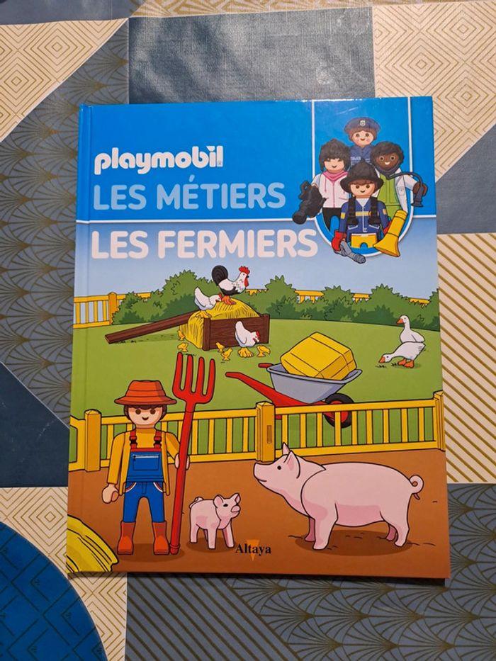 Livre Playmobil Les métiers n°8 : Les fermiers - photo numéro 1