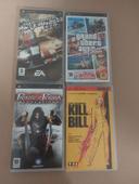 Lot de 4 jeux pour PSP