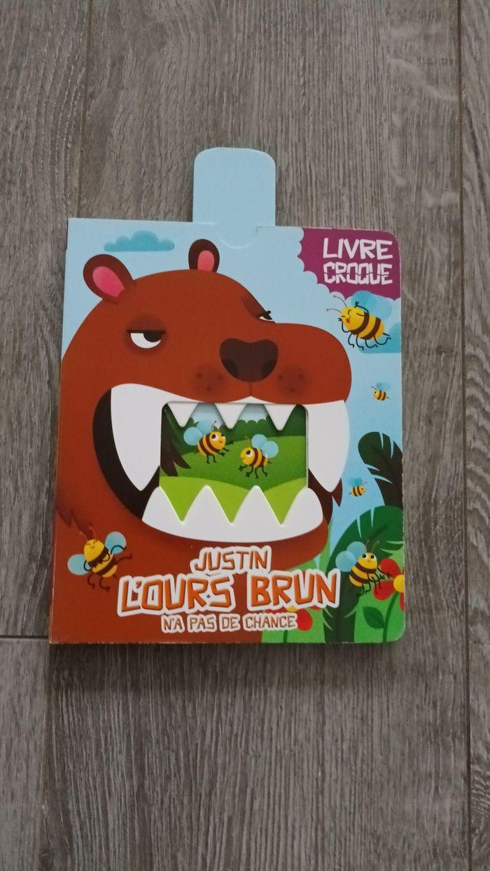 Livre croque Justin lbours brun - photo numéro 3