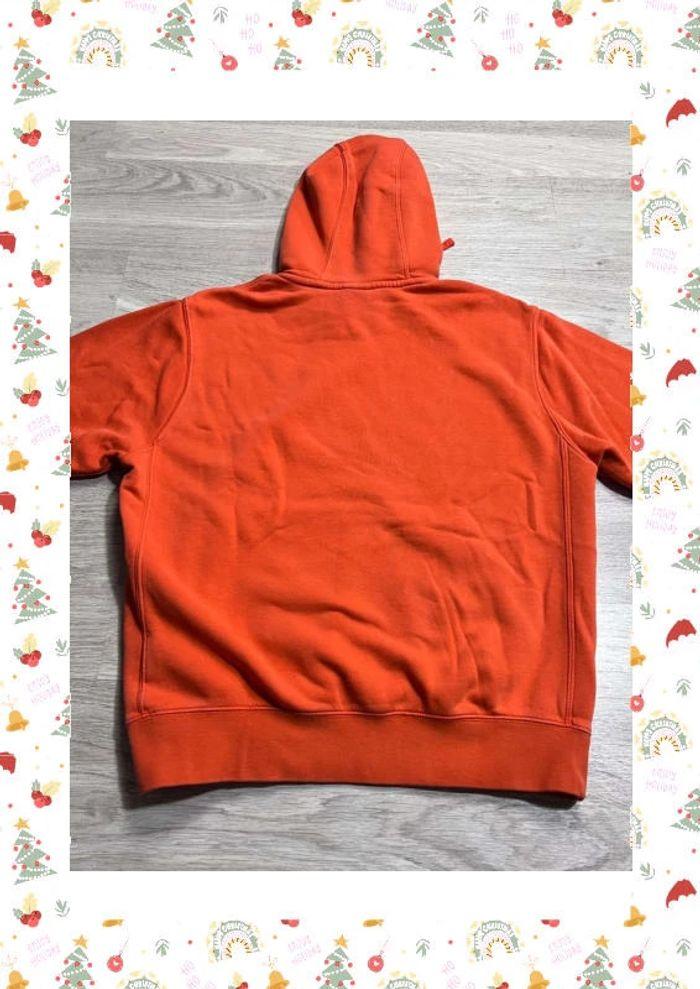 👕 Sweat à capuche Nike logo brodé Orange Taille S 👕 - photo numéro 2