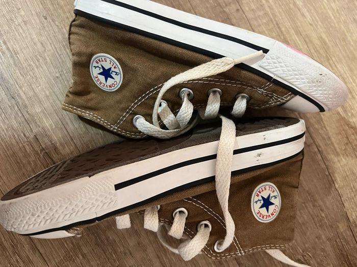 Converse montante all star marron mixte 25 - photo numéro 2