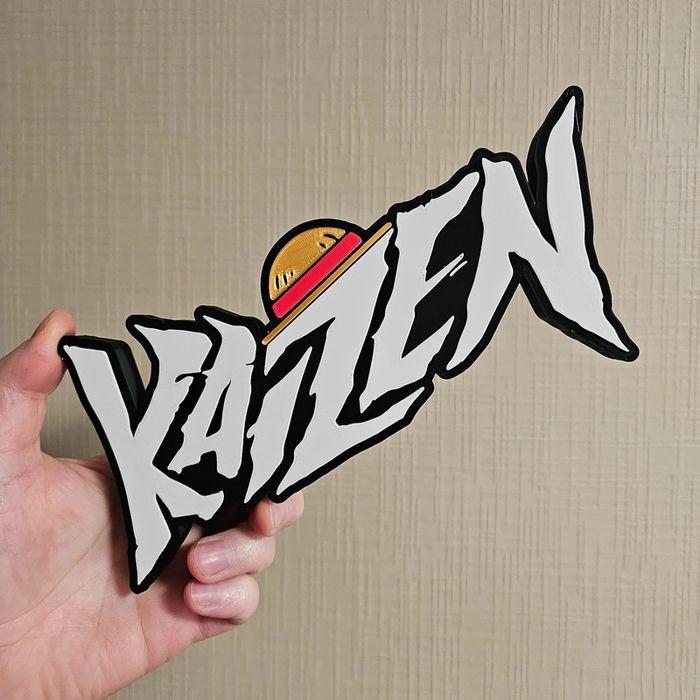 Figurine logo Kaizen Inoxtag 22x10cm FanArt - photo numéro 5