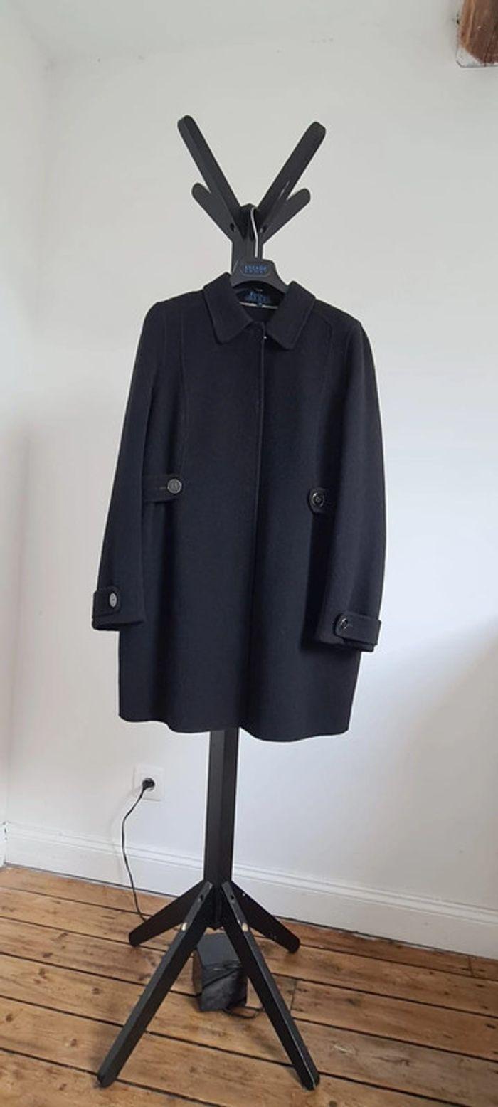 Manteau Escada Sport noir Laine et Cashmere - photo numéro 1