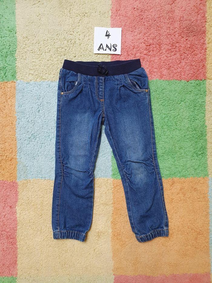 Pantalon jean fille - 4 ans - Kidkanai - TBE - photo numéro 1