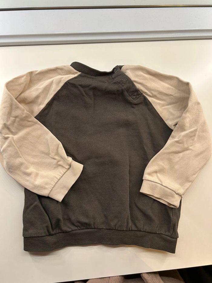 Pull marron-beige h&M taille 18 m - photo numéro 3