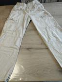 Pantalon cargo fille beige H&M 11/12 ans