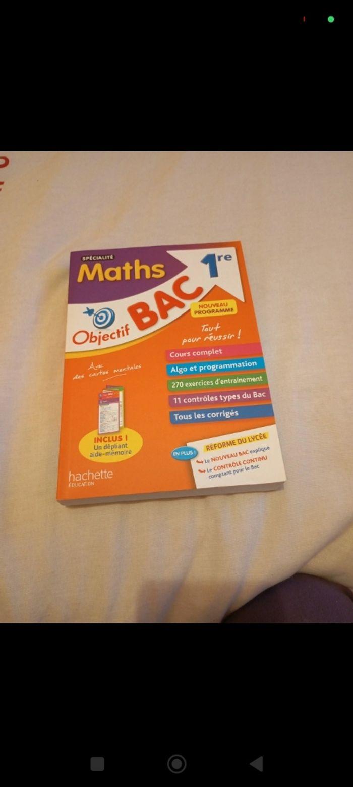 Livre de maths 1 ère neuf - photo numéro 1