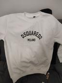 Sweat blanc dsquared2 neuf sans étiquette xl