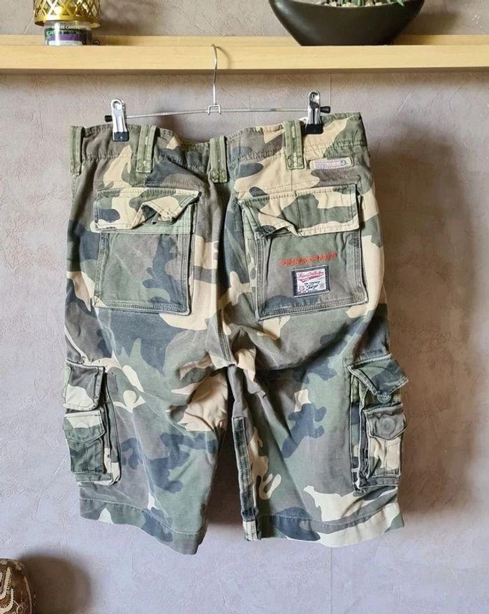 Short  cargo camouflage Superdry - photo numéro 4