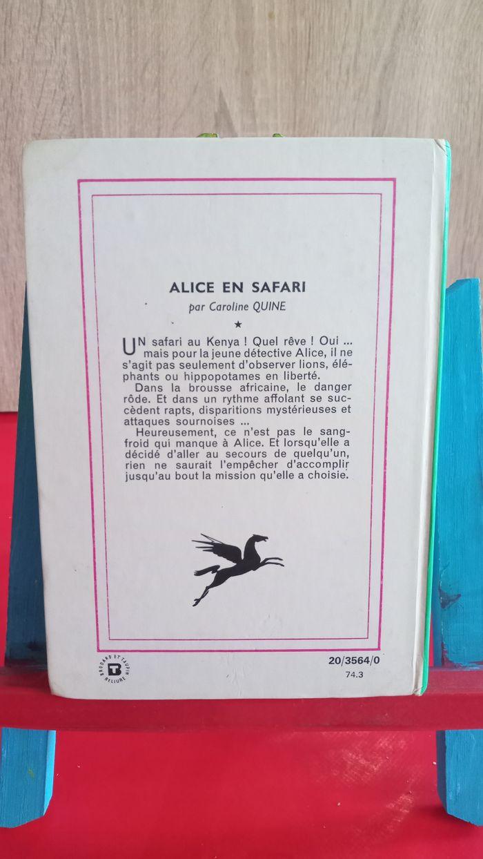 Alice en safari, 1974, bibliothèque verte (2) - photo numéro 2