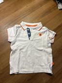 Petit polo blanc Cadet Rousselle 18 mois