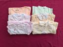 Lot 6 pyjamas velours/chauds  1 mois