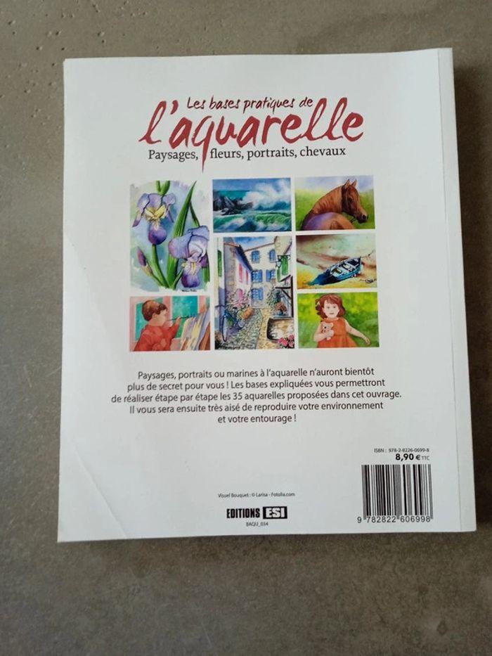 Livre artistique aquarelle - photo numéro 2